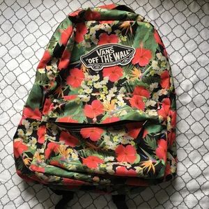 Floral Vans Backpack